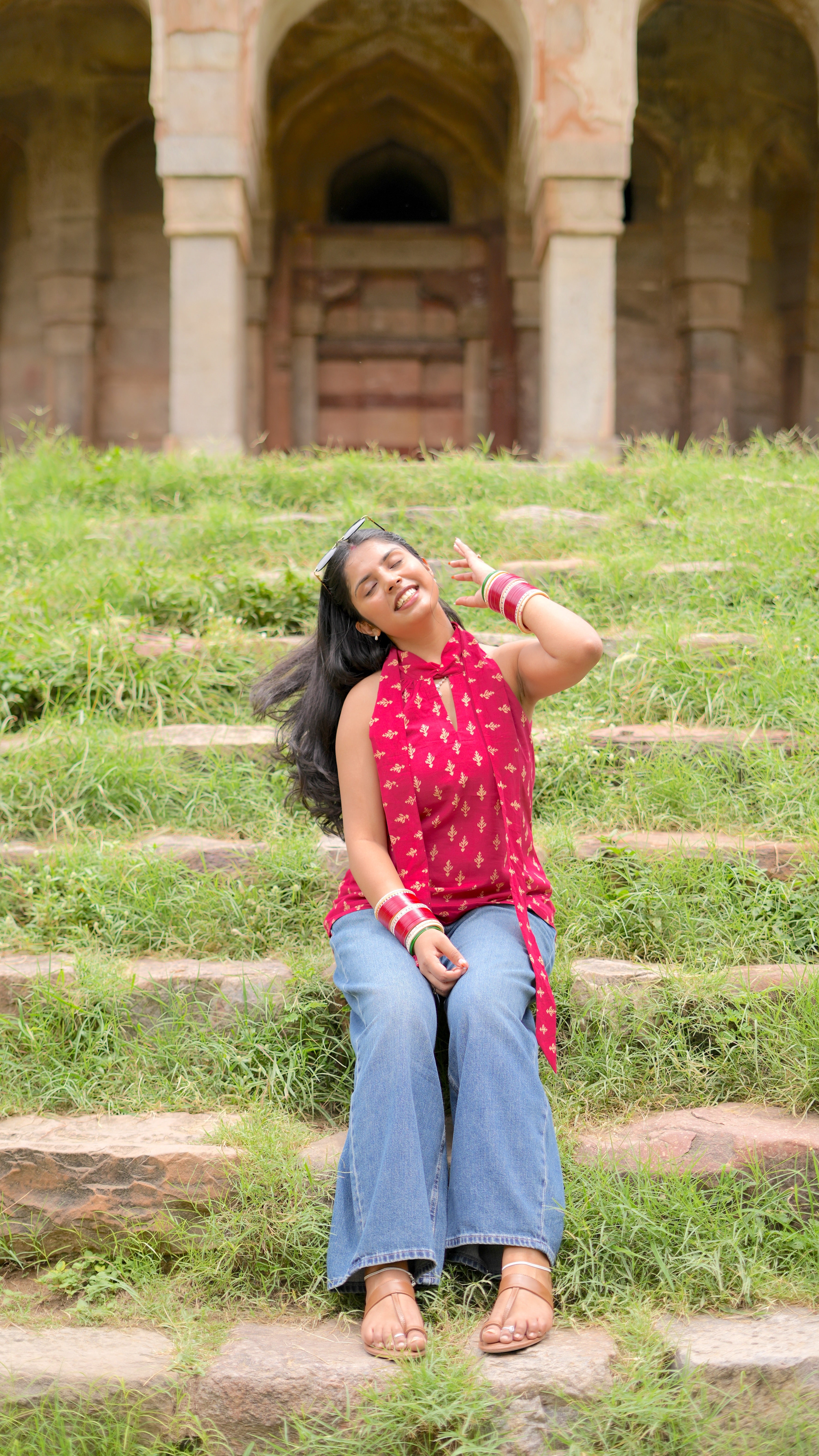 Nupur | Halter Neck Mul Mul Cotton Kurta